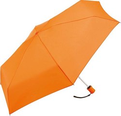Obrázky: Štvordielny autom.skladací mini dáždnik,oranžová