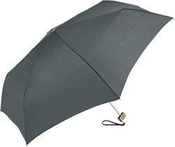 Obrázky: Ultraplochý skladcí trojdielny mini dáždnik,šedá