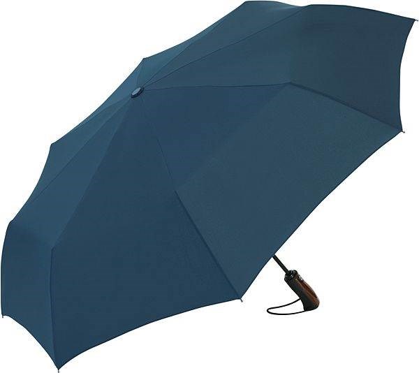 Obrázky: Exluzívny trojdielny automatický dáždnik,modrá, Obrázok 1