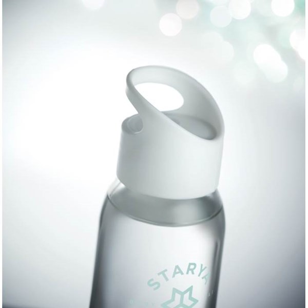 Obrázky: Sklenená fľaša 470ml, biela, Obrázok 3