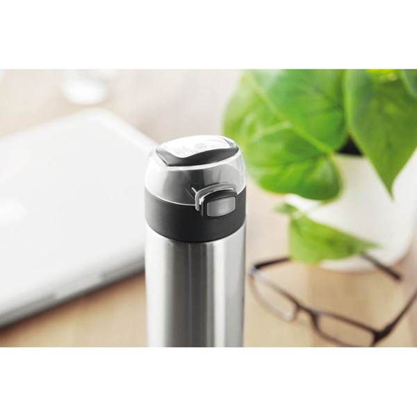 Obrázky: Fľaša 400 ml z nerezu s bezpečnostným uzáverom, Obrázok 5