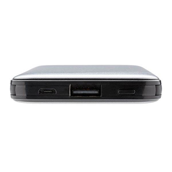 Obrázky: Čierna powerbanka 5 000 mAh s integrovaným káblom, Obrázok 3