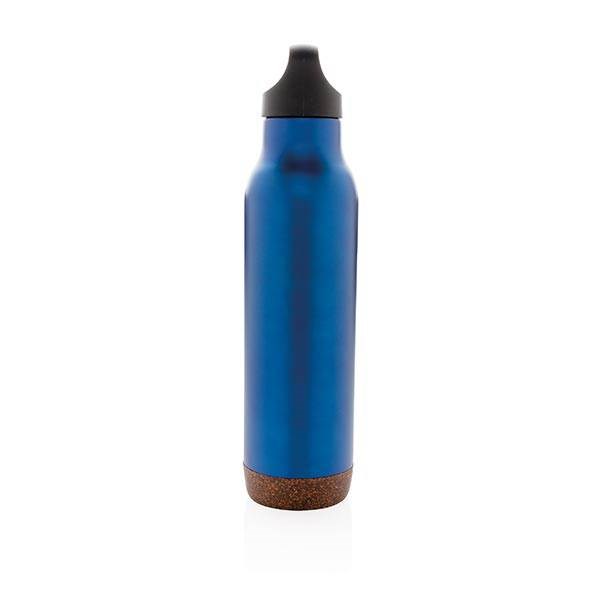 Obrázky: Modrá nepriepustná korková termofľaša 600 ml, Obrázok 3