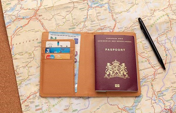 Obrázky: Hnedá EKO RFID korková cestovná peňaženka, Obrázok 10