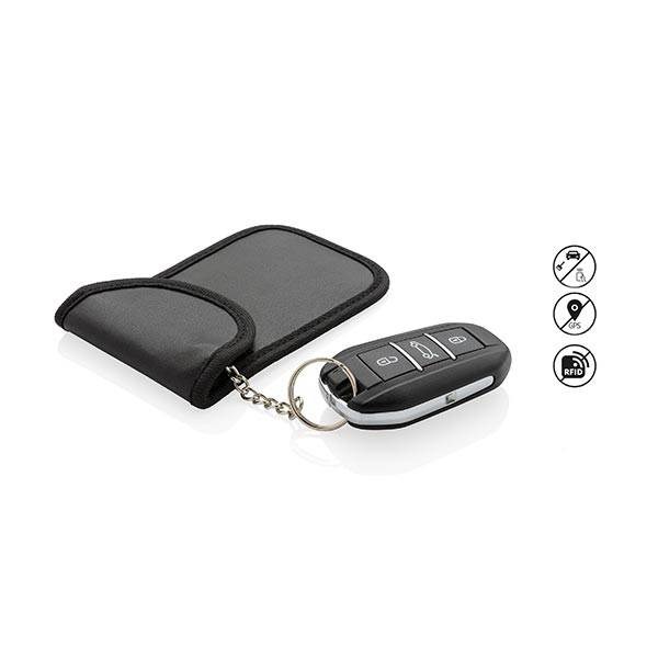 Obrázky: Čierne RFID puzdro na kľúče od auta, Obrázok 8