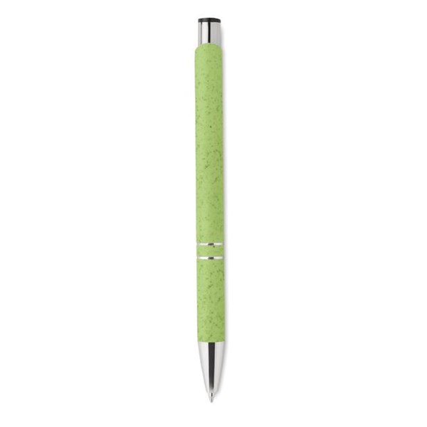 Obrázky: Guličkové pero Jola z pšeničnej slamy, zelené, Obrázok 4