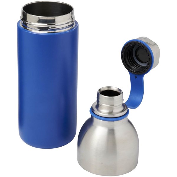 Obrázky: Modrá medená fľaša s vákuovou izoláciou, 590 ml, Obrázok 3