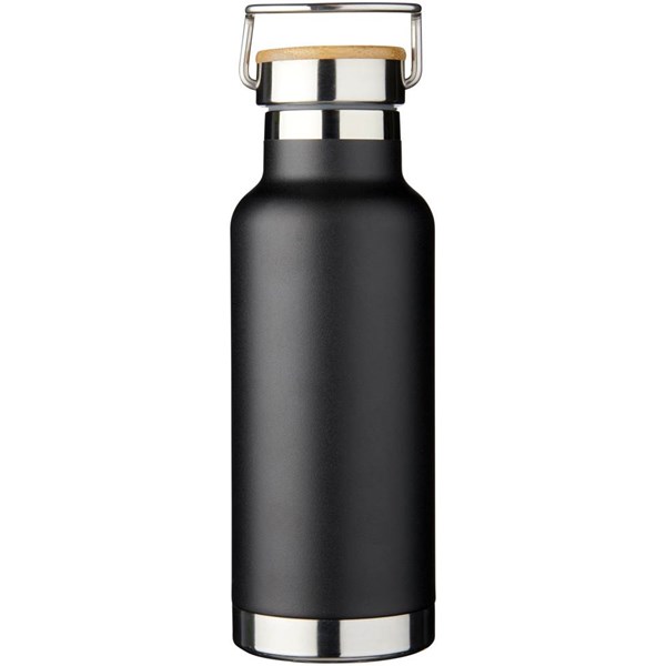 Obrázky: Čierna medená fľaša s vákuovou izoláciou, 480 ml, Obrázok 5