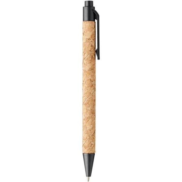 Obrázky: Guličkové pero z korku a pšeničnej slamy, čierne, Obrázok 7