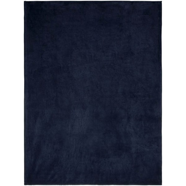 Obrázky: Jemná komfortná čierna deka, modrá, Obrázok 4