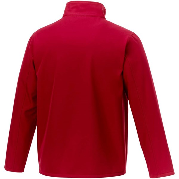 Obrázky: Červená softshellová pánska bunda XS, Obrázok 3