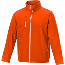 Obrázky: Oranžová softshellová pánska bunda S