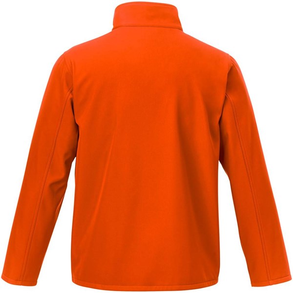 Obrázky: Oranžová softshellová pánska bunda S, Obrázok 2
