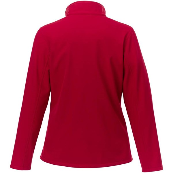 Obrázky: Červená softshellová dámska bunda M, Obrázok 2
