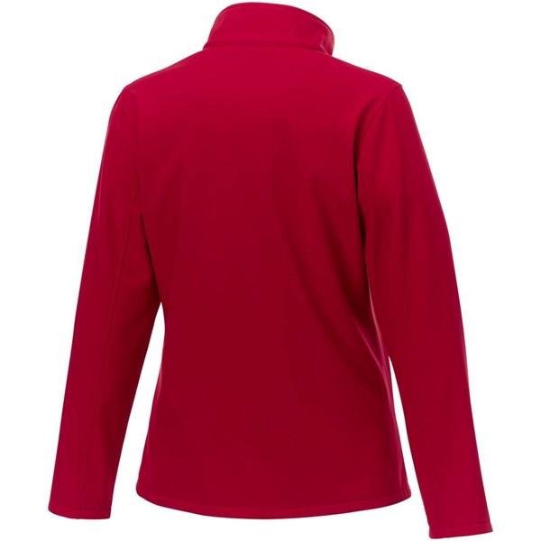 Obrázky: Červená softshellová dámska bunda S, Obrázok 3