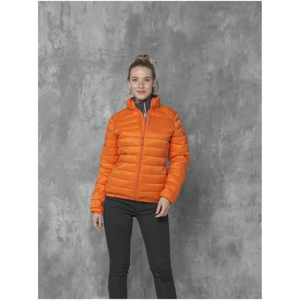 Obrázky: Oranžová dámska bunda s izolačnou vrstvou XL, Obrázok 5