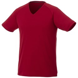 Obrázky: Amery červené CoolFit tričko  do "V" ELEVATE M