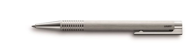 Obrázky: Lamy logo brushed steel,guličkové pero,strieborná