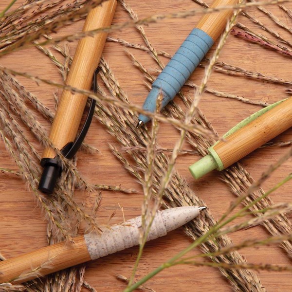Obrázky: Pero z bambusu a pšeničnej slamy, zelená, Obrázok 6
