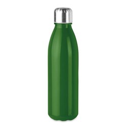 Obrázky: Sklenená fľaša na pitie 650 ml, zelená