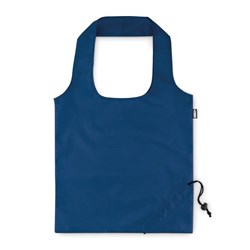 Obrázky: Skladacia nákupná taška z RPET, modrá