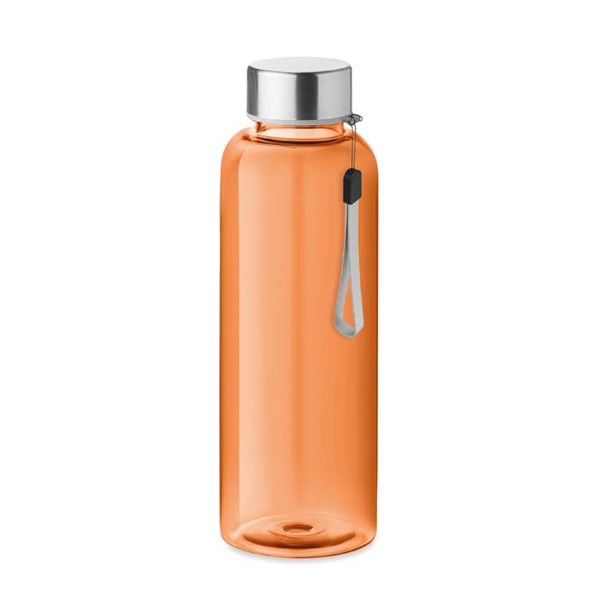 Obrázky: Fľaša z PET recyklátu 500 ml, oranžová
