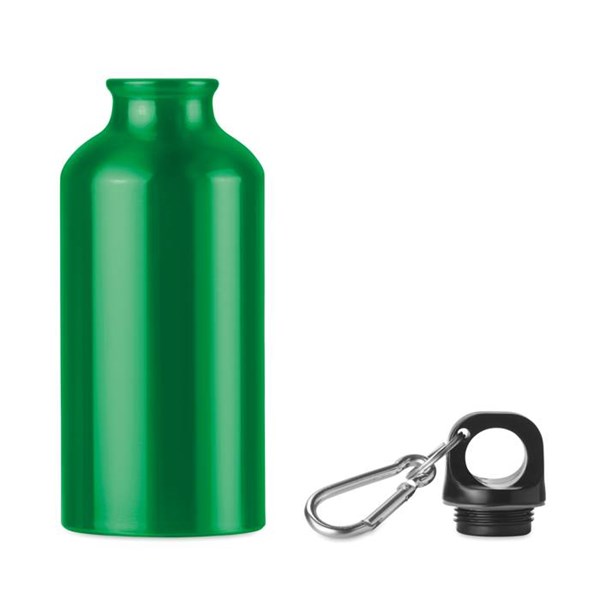 Obrázky: Hliníková fľaša 400 ml, zelená, Obrázok 3
