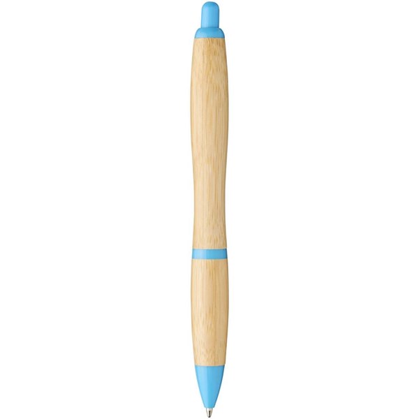 Obrázky: Pero z bambusu so sv. modrými detailami, Obrázok 2