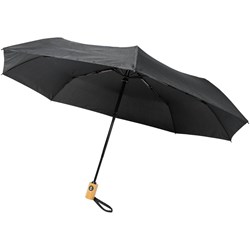 Obrázky: Recyklovaný skladací dáždnik automatický čierny