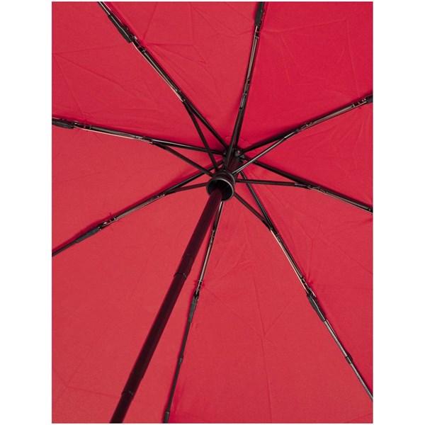 Obrázky: Recyklovaný skladací dáždnik automatický červený, Obrázok 3
