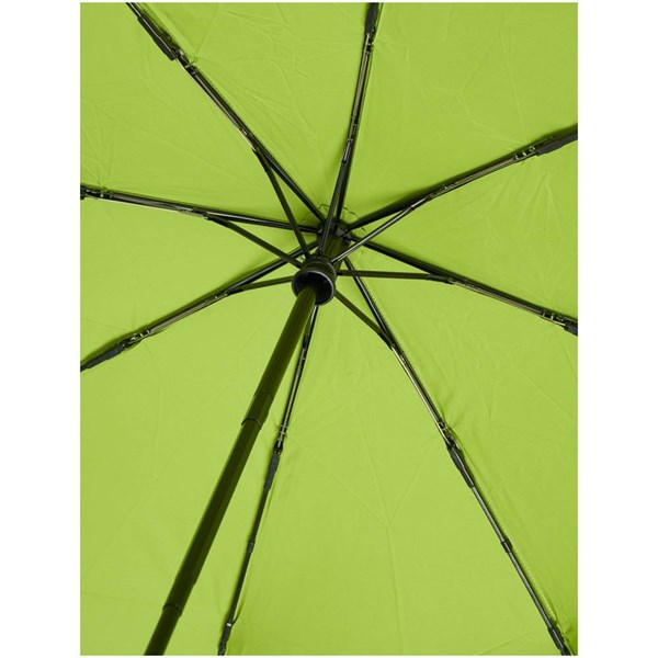 Obrázky: Recyklovaný skladací dáždnik automatický zelený, Obrázok 3