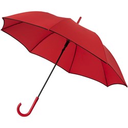 Obrázky: Pevný červený dáždnik s čiernym lemom