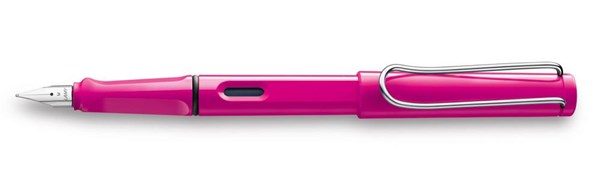 Obrázky: LAMY safari pink plniace pero, hrot EF