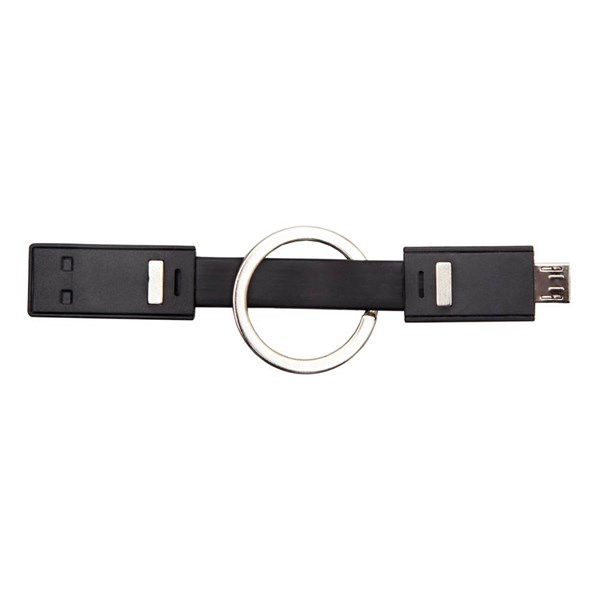 Obrázky: Čierny prívesok s USB/micro USB prenos dát, Obrázok 4