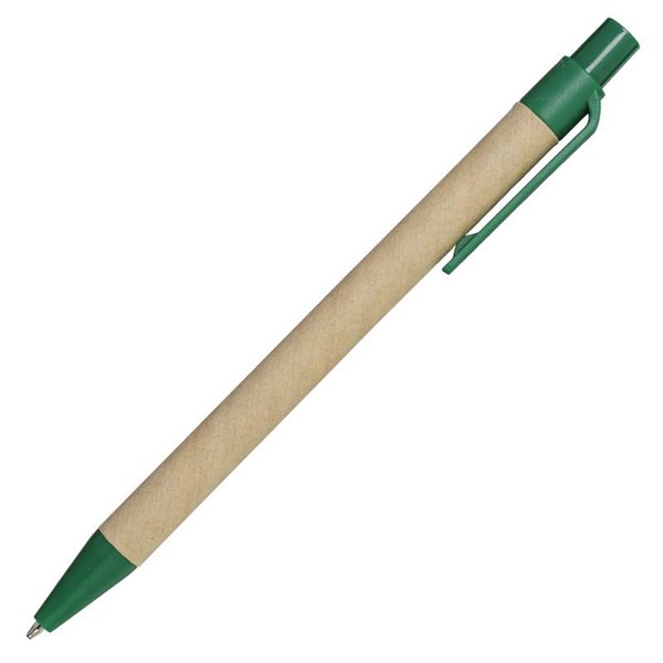 Obrázky: Papierové guličkové pero, zelené plast.doplnky, Obrázok 3