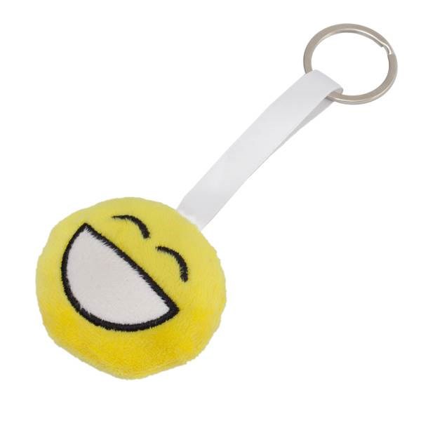 Obrázky: Žltá plyšová hračka smajlík s otvorenou pusou