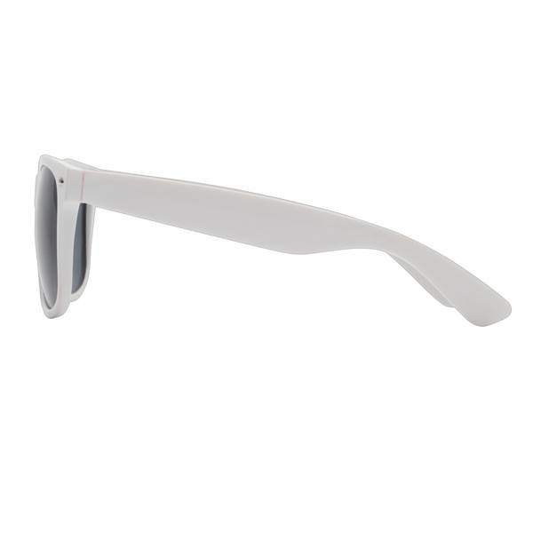 Obrázky: Biele plastové slnečné okuliare, Obrázok 3