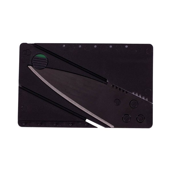 Obrázky: Čierny skladací nerez. nôž v tvare kreditnej karty, Obrázok 4