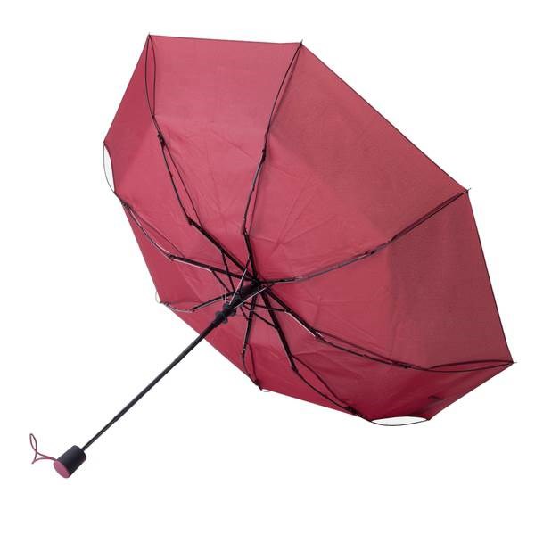 Obrázky: Vínový skladací dáždnik odolný voči búrke a vetru, Obrázok 3