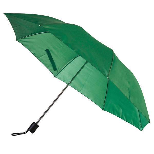 Obrázky: Zelený skladací dáždnik, manuálne otváranie