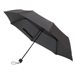 Obrázky: Čierny manuál. voči vetru odolný skladací dáždnik