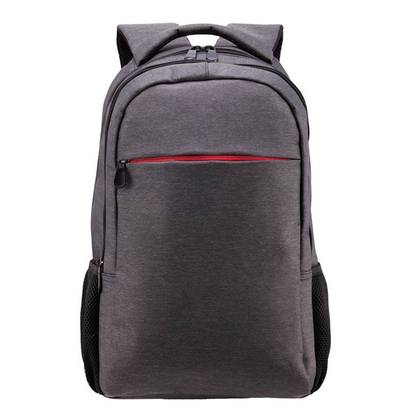 Obrázky: Čierny ruksak s červeným predným zipsom 16 L, Obrázok 3