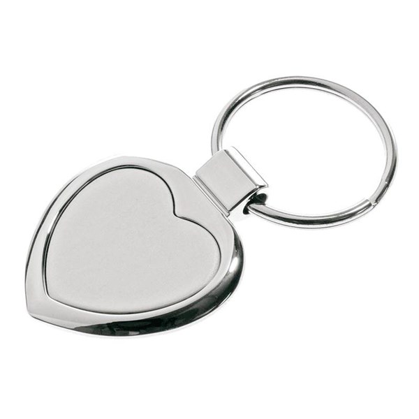 Obrázky: Kovový prívesok na kľúče - srdce, Obrázok 4