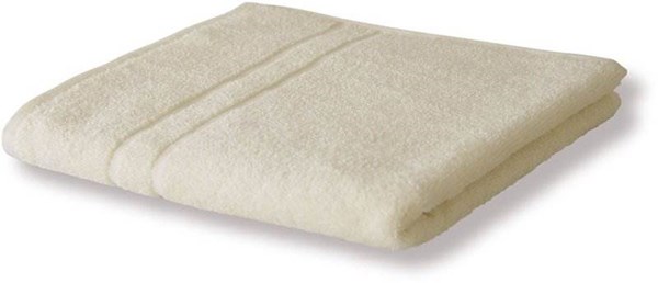 Obrázky: Uterák Luxury 400g, 500 x 1 000 mm, krémová, Obrázok 2