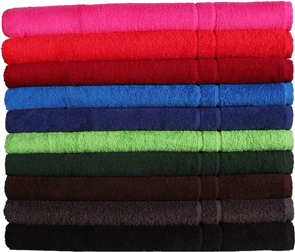 Obrázky: Uterák Luxury 400g, 500 x 1 000 mm, svetlozelená, Obrázok 2