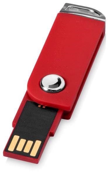 Obrázky: Červený otoč.USB flash disk, úchyt na kľúče, 32GB