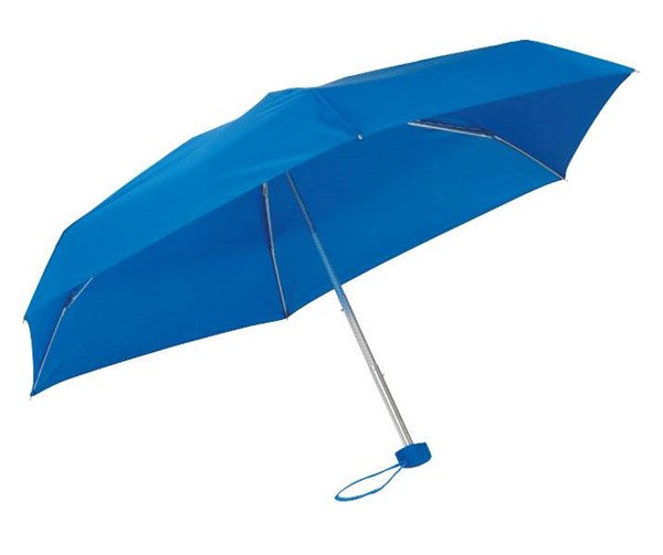 Obrázky: Hliníkový skladací mini dáždnik s puzdrom,sv.modrý