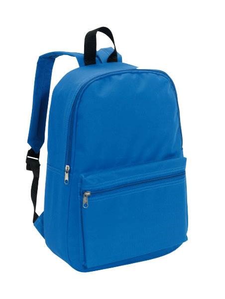 Obrázky: Jednoduchý rekl.ruksak s predným vreckom, tm.modrý