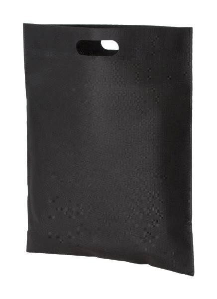 Obrázky: Väčšia taška s priehmatom, netkaná textília,čierna
