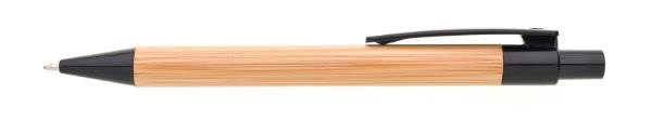Obrázky: Bambusové guličkové pero, čierne plast. doplnky, Obrázok 4